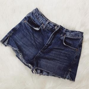 Topshop Mom Denim Short Shorts
